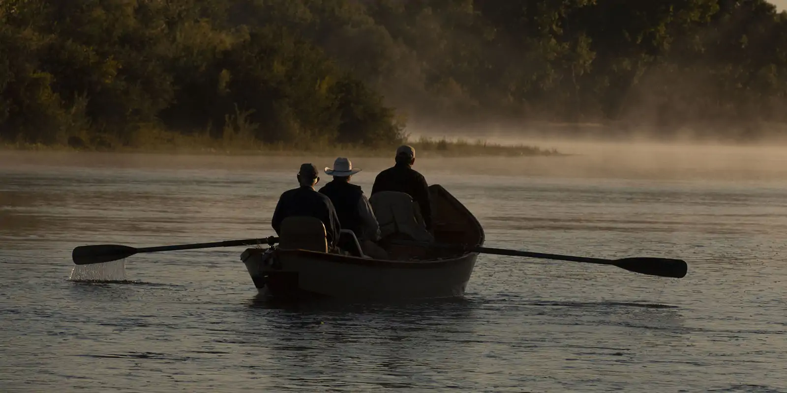 Misty morning on the Bighorn River near Royal Big Horn Club