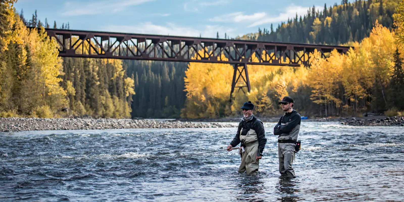 Remote British Columbia steelhead river