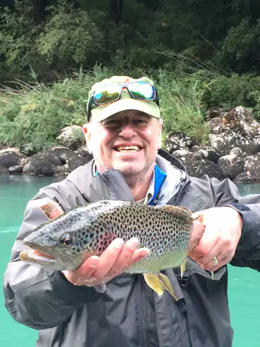 Patagonia brown trout water in Chile