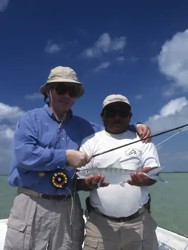 Mexico flats fishing destination scene