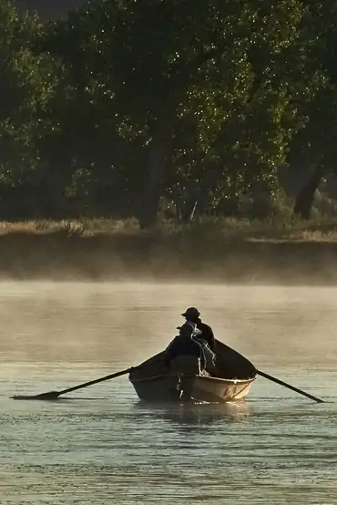 Misty Bighorn River morning at Royal Big Horn Club