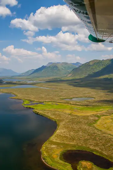 Royal Coachman Lodge fishing aircraft and wilderness setting