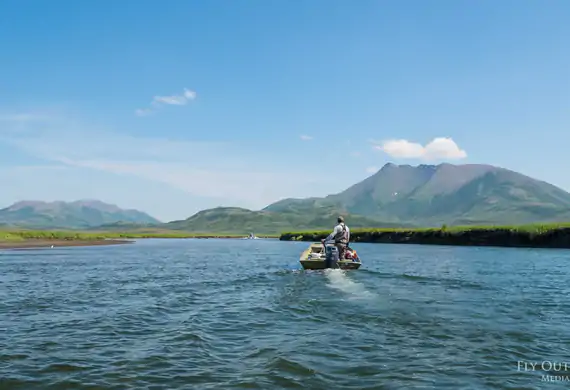 Royal Coachman Lodge fly fishing water in Southwest Alaska